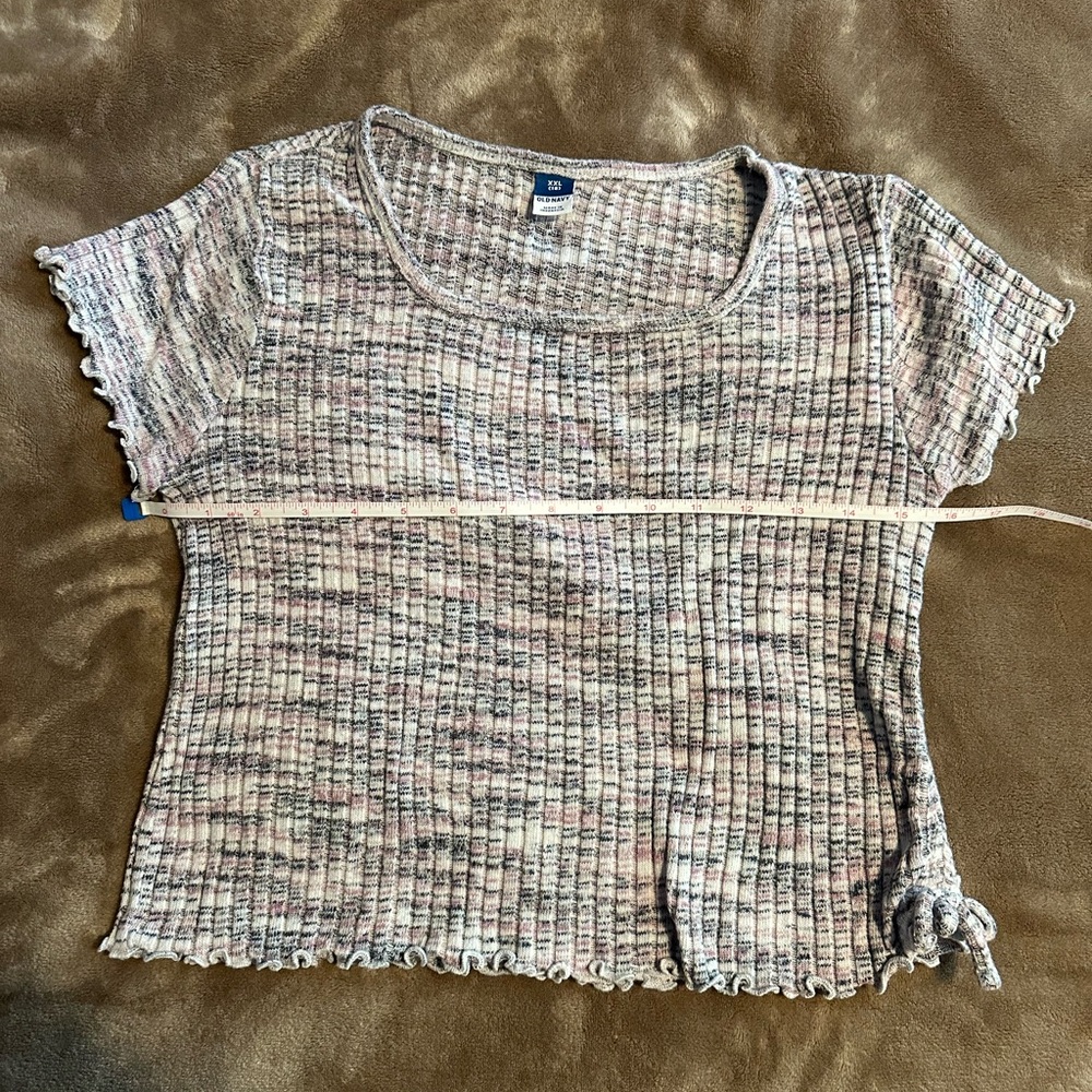 Old Navy Multicolor Ribbed Top - Picture 6 of 7
